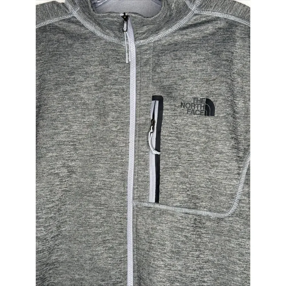 The North Face Canyonlands Mens Med Full-Zip Fleece Jacket Gray Gorpcore Utility